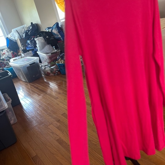 WOMENS ZENANA DRESS DARK PINK SZ XL NWOT - Picture 5 of 11